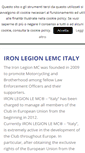 Mobile Screenshot of ironlegionlemcitaly.com